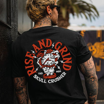 Rise & Grind - Black T-Shirt