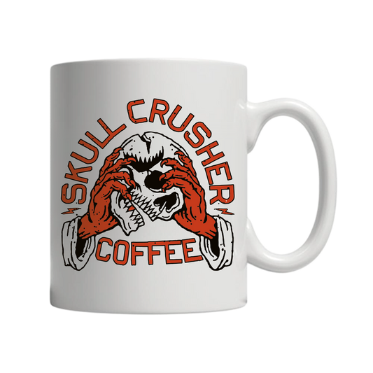 11oz White Mug - Skull Crusher Coffee