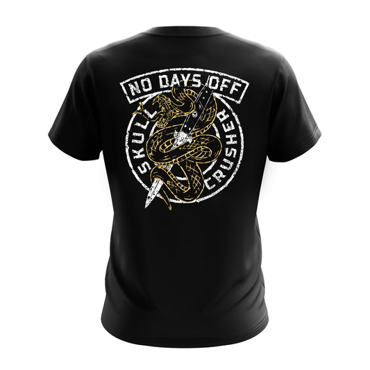 No Days Off - Black T-Shirt