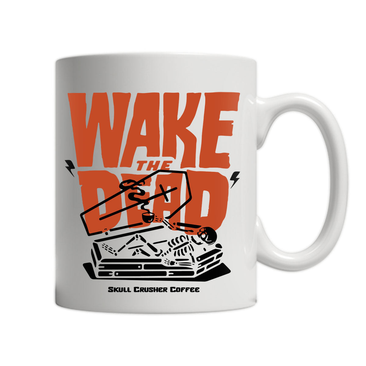 White Mug - Wake The Dead V2