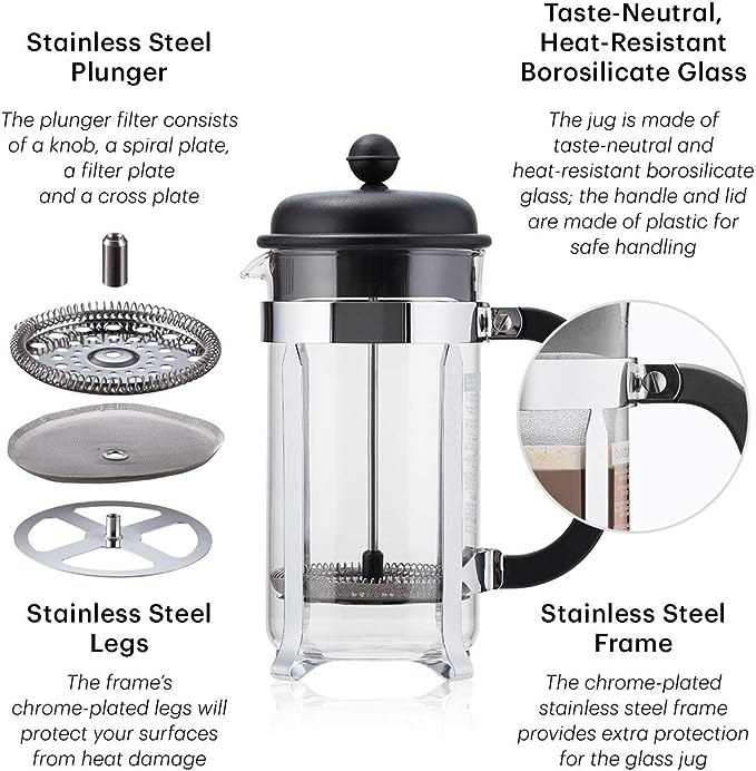 BODUM - French Press Cafetiere - 1L