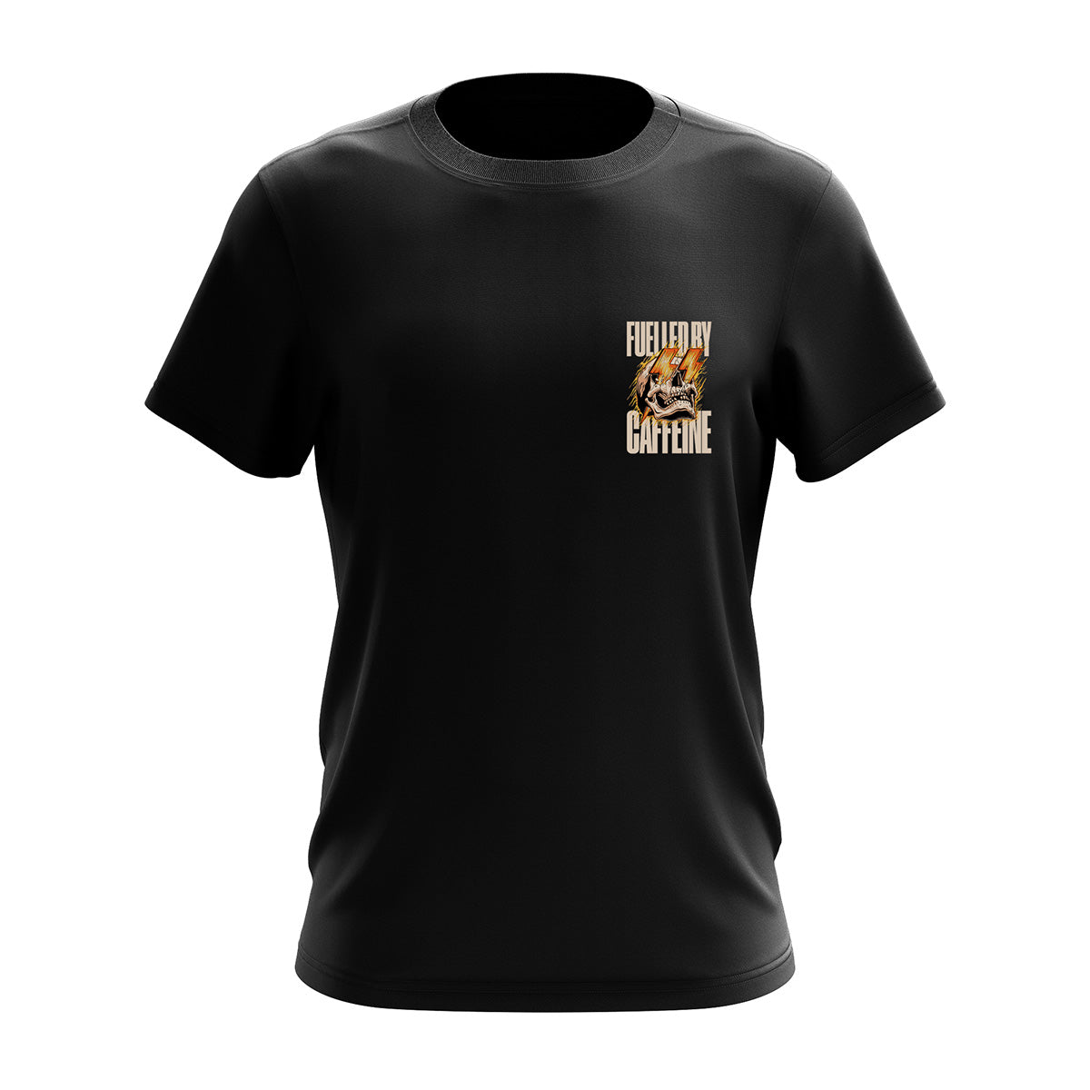 Fuelled By Caffeine V2 - Black T-Shirt