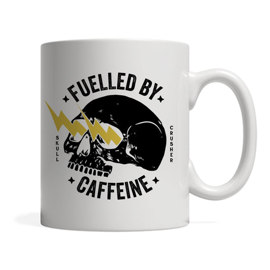 » 11oz White Mug - Fuelled By Caffeine (100% off)