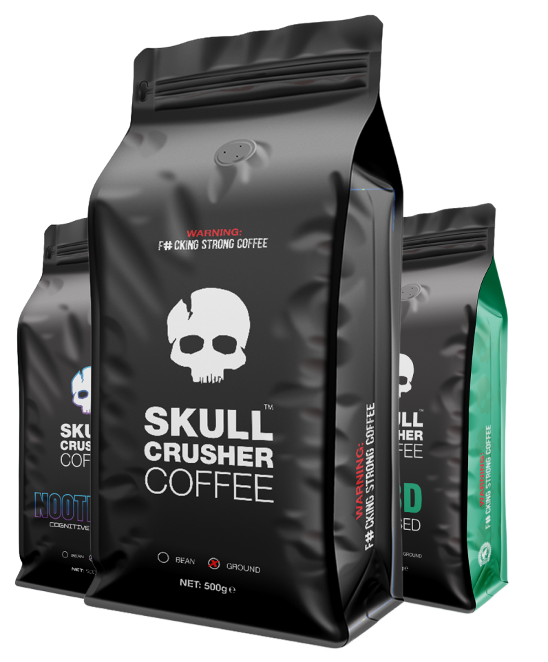 skull crusher coffee bags