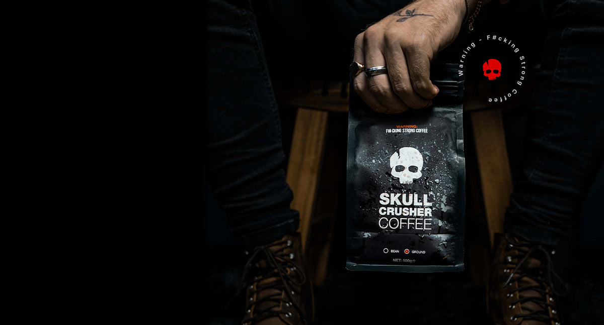 Skull Crusher Coffee - Warning F#cking Strong Coffee