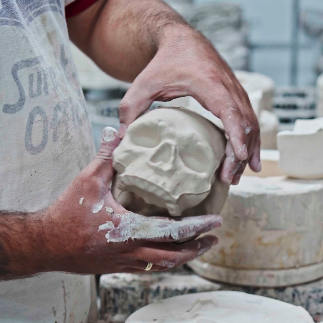 Skull Mug - Ghost Edition – Skull Crusher Coffee