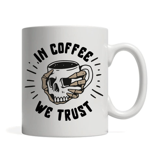 » 11oz White Mug - In Coffee We Trust (100% off)