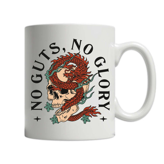 11oz White Mug - No Guts, No Glory