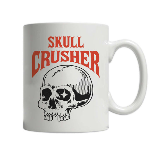 11oz White Mug - Skull Crusher